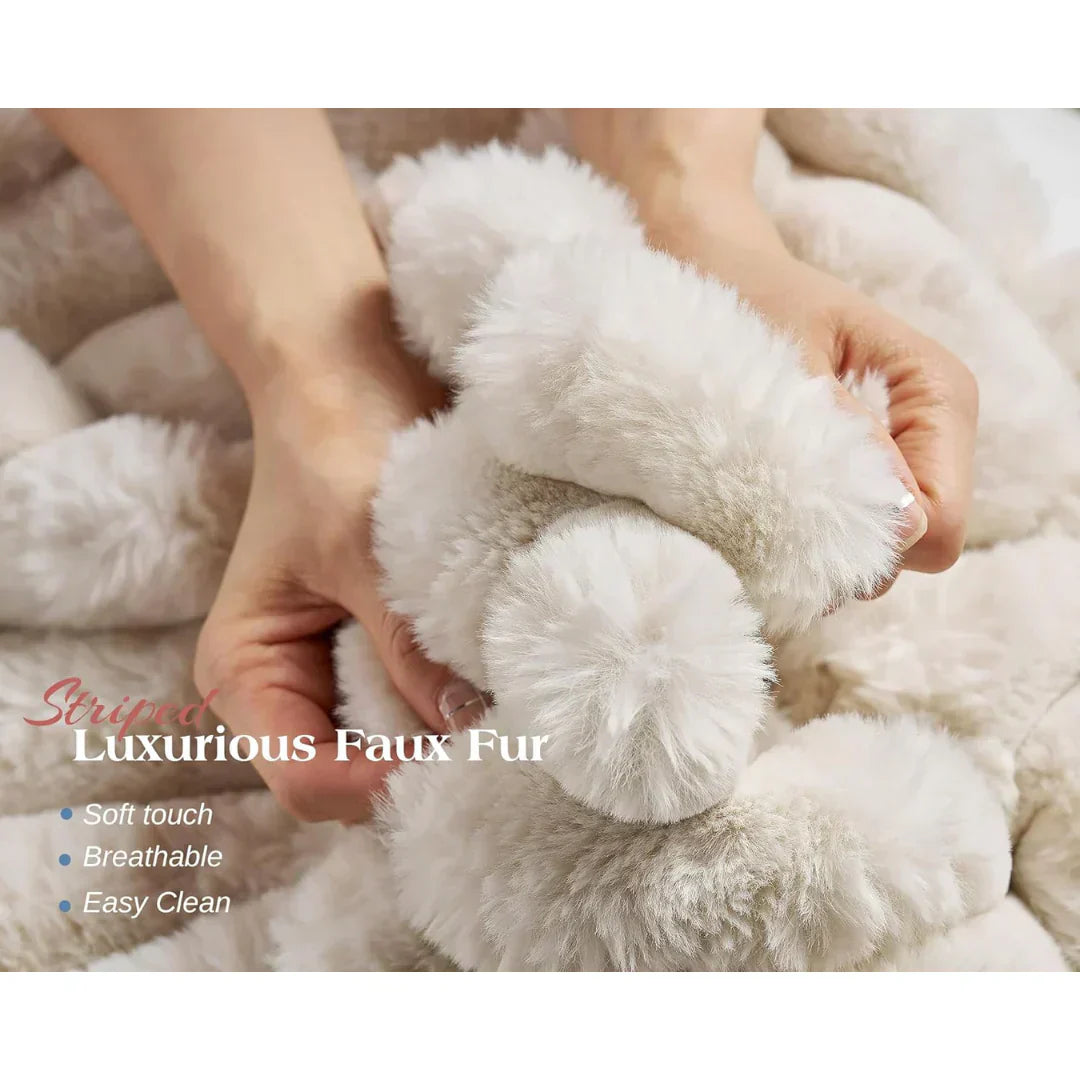 Upholstered Plush Sleeper Lounge